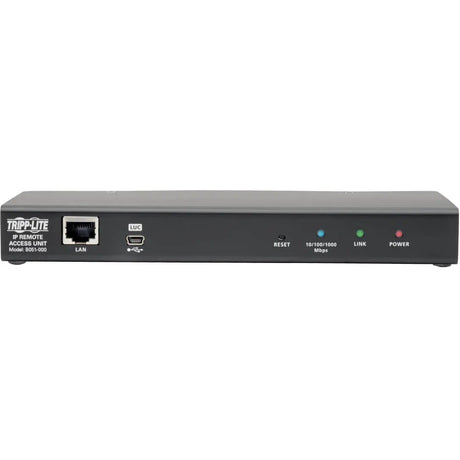 EATON Tripp Lite KVM Server Remote Control External over IP RS-232 Port TAA GSA - 1 x 1 - 1 x Keyboard/Mouse/Video - 0U - Rack-mountable - B051-000