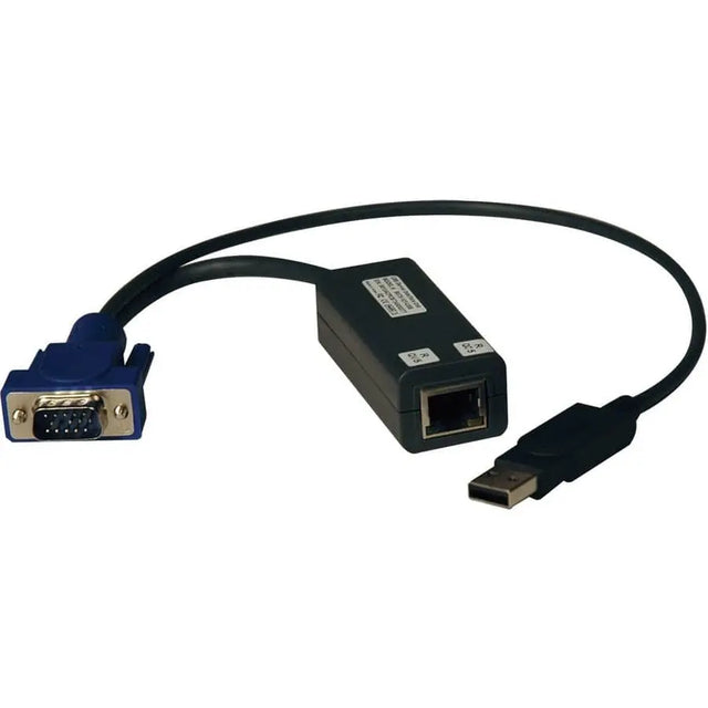 EATON Tripp Lite KVM Switch USB Server Interface Unit HD15 USB RJ45 8 Pack TAA - 1 Computer(s) - 100 ft Range - 1 x Network (RJ-45) x USB x VGA - B078-101-USB-8