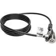 EATON Tripp Lite Laptop Security Lock Keyed Theft Deterrent Cable 6ft 6' - Polyvinyl Chloride (PVC), Nickel, Zinc Alloy - 6 ft - For Notebook, Docking Station - SEC6K