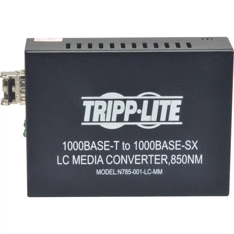 EATON Tripp Lite LC Multimode Fiber Media Converter Gigabit RJ45 10/100/1000 550M 850nm - 1 x Network (RJ-45) - 10/100/1000Base-T, 1000Base-SX - Desktop - N785-001-LC-MM