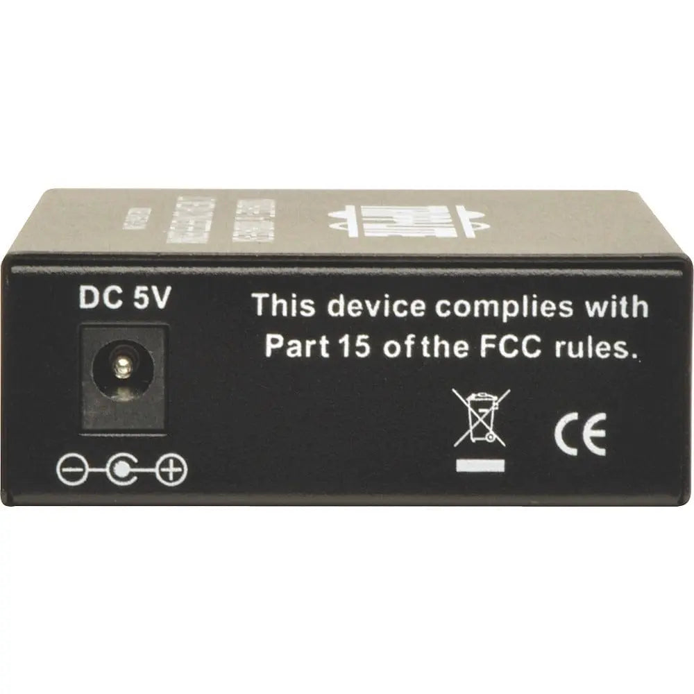EATON Tripp Lite LC Multimode Fiber Media Converter Gigabit RJ45 10/100/1000 550M 850nm - 1 x Network (RJ-45) - 10/100/1000Base-T, 1000Base-SX - Desktop - N785-001-LC-MM
