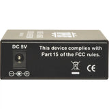 EATON Tripp Lite LC Multimode Fiber Media Converter Gigabit RJ45 10/100/1000 550M 850nm - 1 x Network (RJ-45) - 10/100/1000Base-T, 1000Base-SX - Desktop - N785-001-LC-MM
