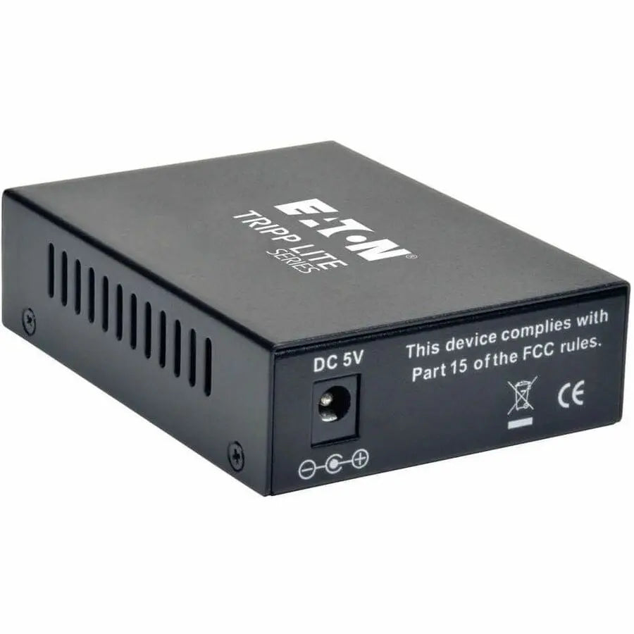 EATON Tripp Lite LC Multimode Fiber Media Converter Gigabit RJ45 10/100/1000 550M 850nm - 1 x Network (RJ-45) - 10/100/1000Base-T, 1000Base-SX - Desktop - N785-001-LC-MM