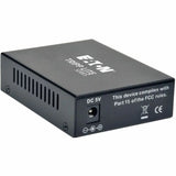 EATON Tripp Lite LC Multimode Fiber Media Converter Gigabit RJ45 10/100/1000 550M 850nm - 1 x Network (RJ-45) - 10/100/1000Base-T, 1000Base-SX - Desktop - N785-001-LC-MM