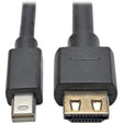 EATON Tripp Lite Mini DisplayPort 1.2a to HDMI 2.0 Active Adapter Cable 4K x 2K 15ft 15' - HDMI/Mini DisplayPort for Audio/Video Device, Monitor, Projector, HDTV, Graphics Card, Tablet - 15 ft - 1 x HDMI Ma...  - P586-015-HD-V2A