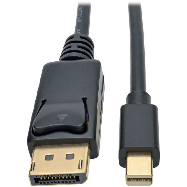 EATON Tripp Lite Mini DisplayPort to DisplayPort 1.2 Adapter Cable 4K @ 60Hz 10ft - DisplayPort/Mini DisplayPort for Audio/Video Device, Notebook, Monitor, TV, Projector - 2.70 GB/s - 10 ft - 1 x DisplayPor...  - P583-010-BK