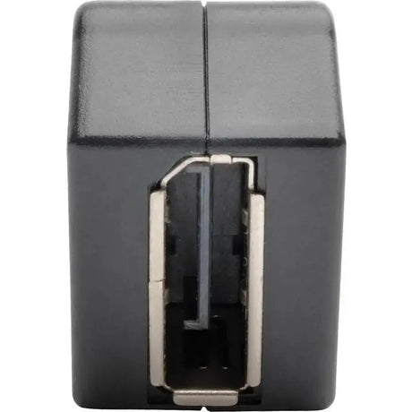 EATON Tripp Lite Mini DisplayPort to DisplayPort Keystone Panel Mount Coupler Angled FF - 1 x Mini DisplayPort Female Digital Audio/Video - 1 x DisplayPort Female Digital Audio/Video - P169-000-KPA-BK