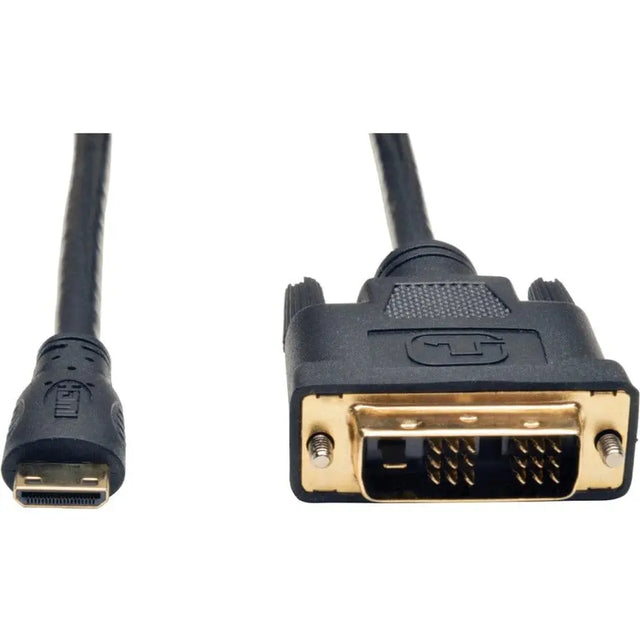 EATON Tripp Lite Mini HDMI to DVI-D Digital Monitor Adapter Cable M/M 3' 3ft - HDMI/DVI for Video Device, Camcorder, Digital Camera, Monitor - 3 ft - 1 x Mini HDMI Male Digital Audio/Video - 1 x DVI-D (Sing...  - P566-003-MINI