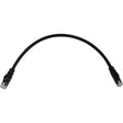 EATON Tripp Lite N261-001-BK Cat.6a UTP Network Cable - 1 ft Category 6a Network Cable for Network Device, Switch, Patch Panel, Server, Router, Hub, Printer, Computer, Photocopier, Modem, Security Camera, . - N261-001-BK