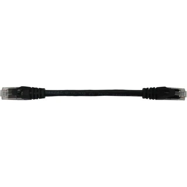 EATON Tripp Lite N261-06N-BK Cat.6a UTP Network Cable - 6" Category 6a Network Cable for Network Device, Switch, Patch Panel, Server, Router, Hub, Printer, Computer, Photocopier, Modem, Security Camera, ... - N261-06N-BK