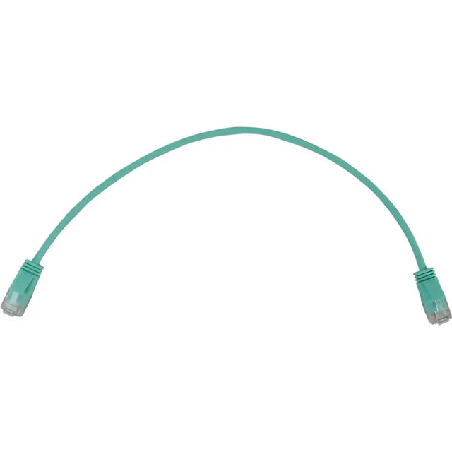 EATON Tripp Lite N261-S01-AQ Cat.6a UTP Patch Network Cable - 1 ft Category 6a Network Cable for Network Device, Switch, Patch Panel, Server, Router, Hub, Printer, Computer, Photocopier, Modem, Security Cam - N261-S01-AQ