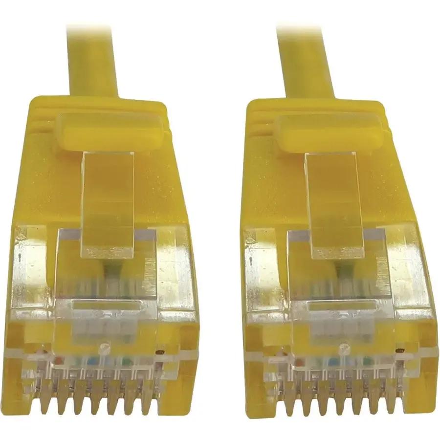 EATON Tripp Lite N261-S07-YW Cat6a UTP Patch Network Cable - 7 ft Category 6a Network Cable for Network Device, Server, Switch, Router, Hub, Printer, Computer, Photocopier, Modem, PoE Device, Patch Panel, . - N261-S07-YW