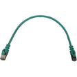 EATON Tripp Lite N262-S01-AQ Cat6a STP Patch Network Cable - 1 ft Category 6a Network Cable for Network Device, Server, Switch, Router, Hub, Printer, Computer, Photocopier, Modem, PoE Device, Patch Panel, . - N262-S01-AQ