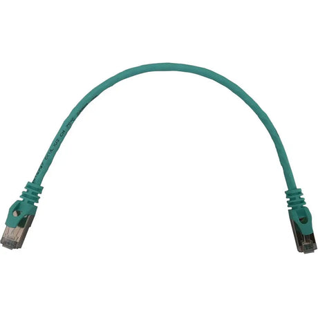 EATON Tripp Lite N262-S01-AQ Cat6a STP Patch Network Cable - 1 ft Category 6a Network Cable for Network Device, Server, Switch, Router, Hub, Printer, Computer, Photocopier, Modem, PoE Device, Patch Panel, . - N262-S01-AQ
