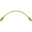 EATON Tripp Lite N262-S01-YW Cat6a STP Patch Network Cable - 1 ft Category 6a Network Cable for Network Device, Server, Switch, Router, Hub, Printer, Computer, Photocopier, Modem, PoE Device, Patch Panel, . - N262-S01-YW