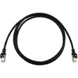 EATON Tripp Lite N262-S05-BK Cat6a STP Patch Network Cable - 5 ft Category 6a Network Cable for Network Device, Server, Switch, Router, Hub, Printer, Computer, Photocopier, Modem, PoE Device, Patch Panel, . - N262-S05-BK