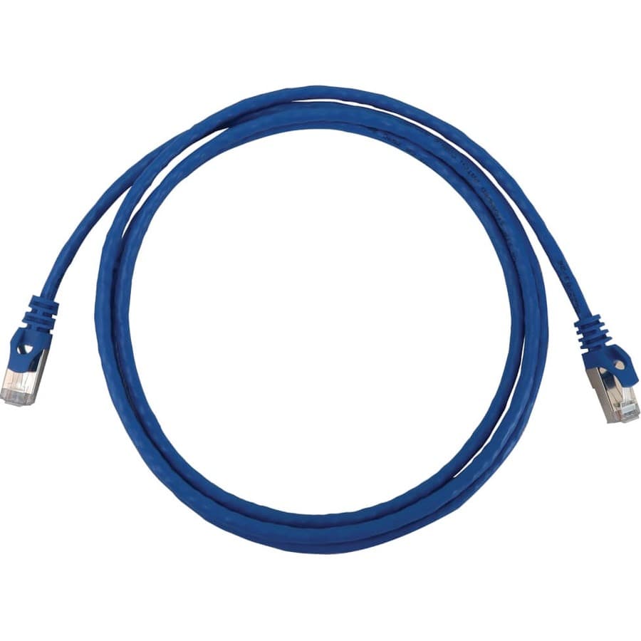 EATON Tripp Lite N262-S05-BL Cat6a STP Patch Network Cable - 5 ft Category 6a Network Cable for Network Device, Server, Switch, Router, Hub, Printer, Computer, Photocopier, Modem, PoE Device, Patch Panel, . - N262-S05-BL