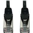 EATON Tripp Lite N262-S07-BK Cat6a STP Patch Network Cable - 7 ft Category 6a Network Cable for Network Device, Server, Switch, Router, Hub, Printer, Computer, Photocopier, Modem, PoE Device, Patch Panel, . - N262-S07-BK