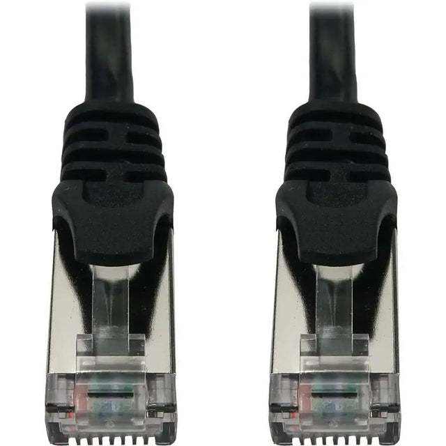 EATON Tripp Lite N262-S07-BK Cat6a STP Patch Network Cable - 7 ft Category 6a Network Cable for Network Device, Server, Switch, Router, Hub, Printer, Computer, Photocopier, Modem, PoE Device, Patch Panel, . - N262-S07-BK