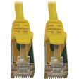 EATON Tripp Lite N262-S07-YW Cat6a STP Patch Network Cable - 7 ft Category 6a Network Cable for Network Device, Server, Switch, Router, Hub, Printer, Computer, Photocopier, Modem, PoE Device, Patch Panel, . - N262-S07-YW