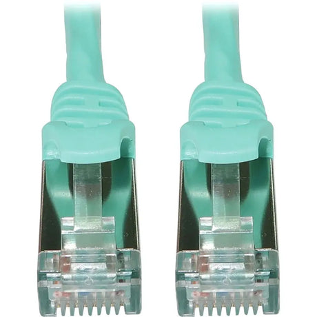 EATON Tripp Lite N262-S10-AQ Cat6a STP Patch Network Cable - 10 ft Category 6a Network Cable for Network Device, Server, Switch, Router, Hub, Printer, Computer, Photocopier, Modem, PoE Device, Patch Panel,  - N262-S10-AQ
