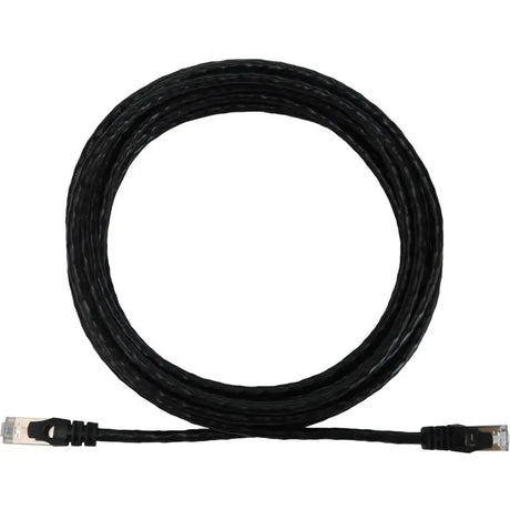 EATON Tripp Lite N262-S15-BK Cat6a STP Patch Network Cable - 15 ft Category 6a Network Cable for Network Device, Server, Switch, Router, Hub, Printer, Computer, Photocopier, Modem, PoE Device, Patch Panel,  - N262-S15-BK