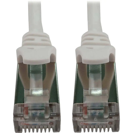 EATON Tripp Lite N262-S15-WH Cat6a STP Patch Network Cable - 15 ft Category 6a Network Cable for Network Device, Server, Switch, Router, Hub, Printer, Computer, Photocopier, Modem, PoE Device, Patch Panel,  - N262-S15-WH