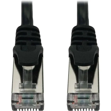 EATON Tripp Lite N262-S25-BK Cat6a STP Patch Network Cable - 25 ft Category 6a Network Cable for Network Device, Server, Switch, Router, Hub, Printer, Computer, Photocopier, Modem, PoE Device, Patch Panel,  - N262-S25-BK