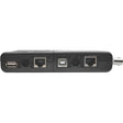 EATON Tripp Lite Network Cable Continuity Tester Cat5/Cat6/6a RJ11 RJ45 USB BNC - Wireless Connectivity Testing, LAN Cable Testing, Fiber Optic Cable Testing, Crossed Pair Testing - Coaxial, Optical Fiber, ...  - T014-001