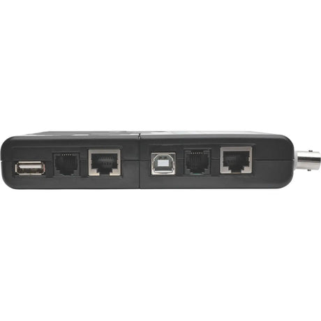 EATON Tripp Lite Network Cable Continuity Tester Cat5/Cat6/6a RJ11 RJ45 USB BNC - Wireless Connectivity Testing, LAN Cable Testing, Fiber Optic Cable Testing, Crossed Pair Testing - Coaxial, Optical Fiber, ...  - T014-001