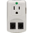 EATON Tripp Lite Notebook Surge Protector Wallmount Direct Plug In 1 Outlet RJ11 - 1 x NEMA 5-15R - 1800 VA - 750 J - 120 V AC Input - 120 V AC Output - TRAVELCUBE