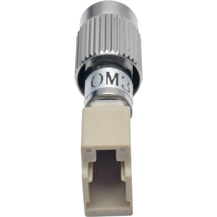 EATON Tripp Lite Optical Fiber Cable Tester Adapter FC/LC 50/125 OM3 10 Gb M/F - 1 x FC Male Network - 1 x LC Female Network - Silver, Beige - T020-001-LC10G