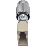 EATON Tripp Lite Optical Fiber Cable Tester Adapter FC/LC 50/125 OM3 10 Gb M/F - 1 x FC Male Network - 1 x LC Female Network - Silver, Beige - T020-001-LC10G