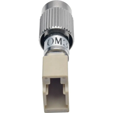 EATON Tripp Lite Optical Fiber Cable Tester Adapter FC/LC 50/125 OM3 10 Gb M/F - 1 x FC Male Network - 1 x LC Female Network - Silver, Beige - T020-001-LC10G