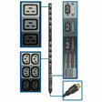 EATON Tripp Lite PDU 3-Phase Basic 208/120V 8.6kW 36 C13 6 C19 6 5-15/20R 70in 0U - Basic - NEMA L21-30P - 36 x IEC 60320 C13, 6 x IEC 60320 C19, 6 x NEMA 5-15/20R - 230 V AC - 0U - Vertical/Toolless - Rack...  - PDU3V6L2130