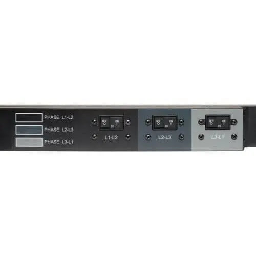EATON Tripp Lite PDU 3-Phase Metered 208V 8.6kW L21-30P 36 C13; 9 C19 0URM TAA - Vertical Rackmount, Toolless-mount - PDU3MV6L2130A