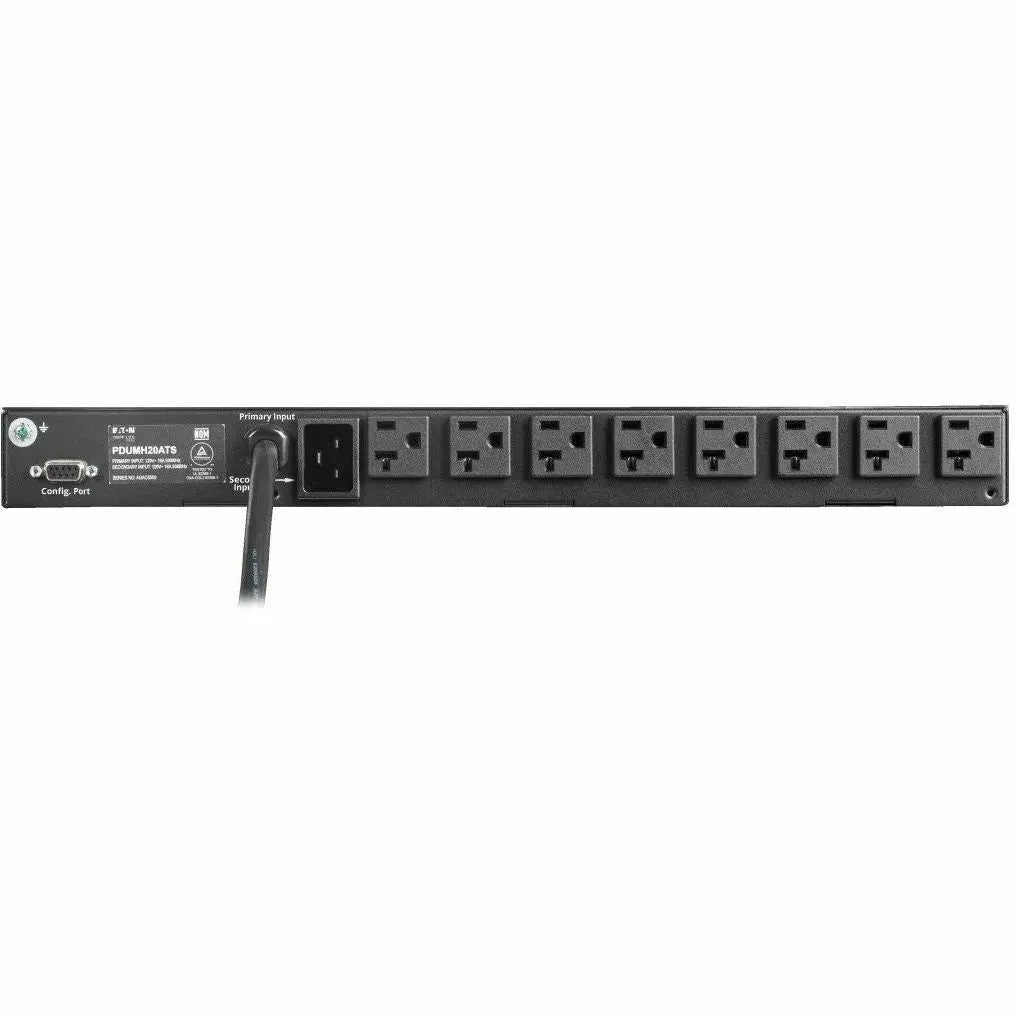 EATON Tripp Lite PDU ATS / Metered 120V 1.92kW 20A 16 5-15/20R Dual L5-20P 1URM - Metered Auto Transfer Switch - NEMA 5-20P, NEMA L5-20P - 16 x NEMA 5-15/20R - 120 V AC - 1U - Horizontal - Rack-mountable, W...  - PDUMH20ATS