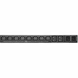 EATON Tripp Lite PDU ATS/Metered 200-240V 8 C13 2 C19 Dual C20 12ft Cords 1URM - Metered Auto Transfer Switch - IEC 60320 C20 - 8 x IEC 60320 C13, 2 x IEC 60320 C19 - 230 V AC - 1U - Horizontal - Rack-mount...  - PDUMH20HVATS