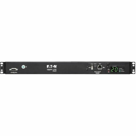 EATON Tripp Lite PDU ATS/Metered 200-240V 8 C13 2 C19 Dual C20 Network Card 1URM - Auto Transfer Switch - IEC 60320 C20 - 8 x IEC 60320 C13, 2 x IEC 60320 C19 - 230 V AC - 1U - Horizontal - Rack-mountable -...  - PDUMNH20HVAT1