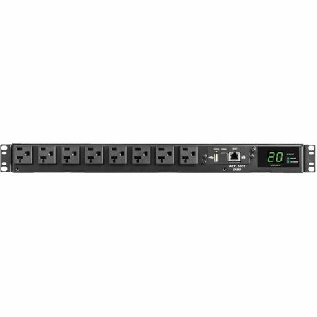EATON Tripp Lite PDU ATS / Monitored 120V 1.92kW 20A 16 5-15/20R Dual L5-20P 1URM - Metered Auto Transfer Switch - NEMA 5-20P, NEMA L5-20P - 16 x NEMA 5-15/20R - 120 V AC - 1U - Horizontal - Rack-mountable,...  - PDUMNH20AT1