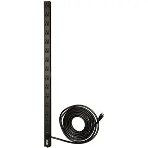 EATON Tripp Lite PDU Basic 120V 15A 5-15R 14 Outlet 5-15P Vertical 0URM - 14 x NEMA 5-15R - 1800VA - Zero U Vertical Rackmount - PDUV15