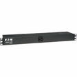 EATON Tripp Lite PDU Basic 13 NEMA 5-15/20R Outlets L5-20P Input 6ft Cord 1URM - Basic - NEMA L5-20P - 13 x NEMA 5-15/20R - 120 V AC - 1U - Horizontal/Vertical - Rack-mountable, Wall-mountable - PDU1220T6