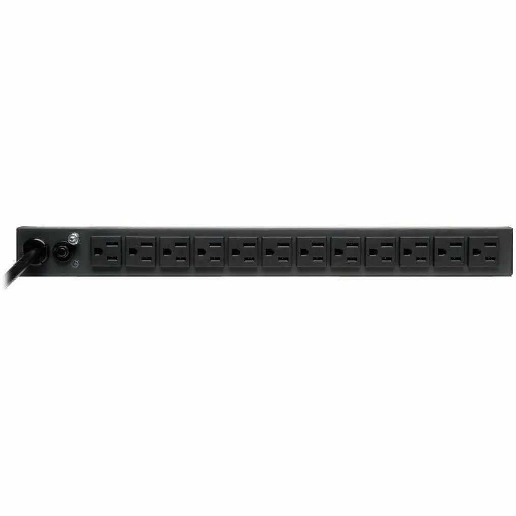 EATON Tripp Lite PDU Basic 13 NEMA 5-15R Outlets 5-15P Input 1.8kW 6ft Cord 1URM - Basic - NEMA 5-15P - 13 x NEMA 5-15R - 120 V AC - 1U - Horizontal - Rack-mountable - PDU121506