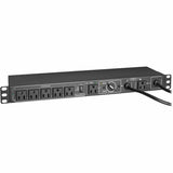 EATON Tripp Lite PDU Hot Swap with Manual Bypass 15A 6 5-15R 2 5-15P Inputs 1URM - Manual Bypass - NEMA 5-15P - 6 x NEMA 5-15R - 120 V AC - 1U - Horizontal - Wall-mountable, Rack-mountable - Hot-swappable - PDUB151U