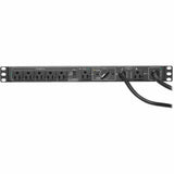 EATON Tripp Lite PDU Hot Swap with Manual Bypass 15A 6 5-20R 2 5-20P Inputs 1URM - Manual Bypass - NEMA 5-20P - 6 x NEMA 5-20R - 120 V AC - 1U - Horizontal - Wall-mountable, Rack-mountable - Hot-swappable - PDUB201U