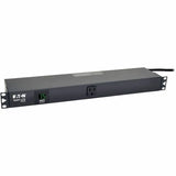 EATON Tripp Lite PDU Metered 120V 15A 5-15R 13 Outlet 5-15P Horizontal 1URM - NEMA 5-15P - 13 x NEMA 5-15R - PDUMH15-RA