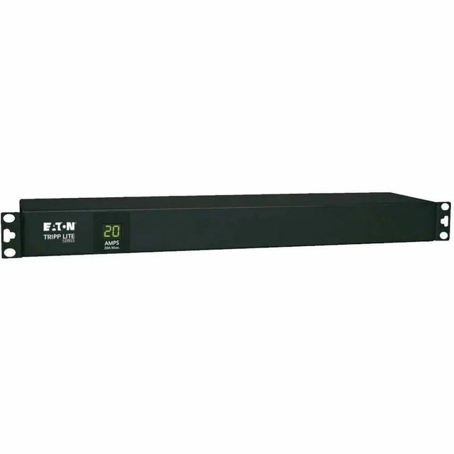 EATON Tripp Lite PDU Metered 120V 20A 5-15/20R 12 Outlet L5-20P 1URM 6ft Cord - 1U Horizontal Rackmount, Wall Mountable, Under-counter - PDUMH20-6