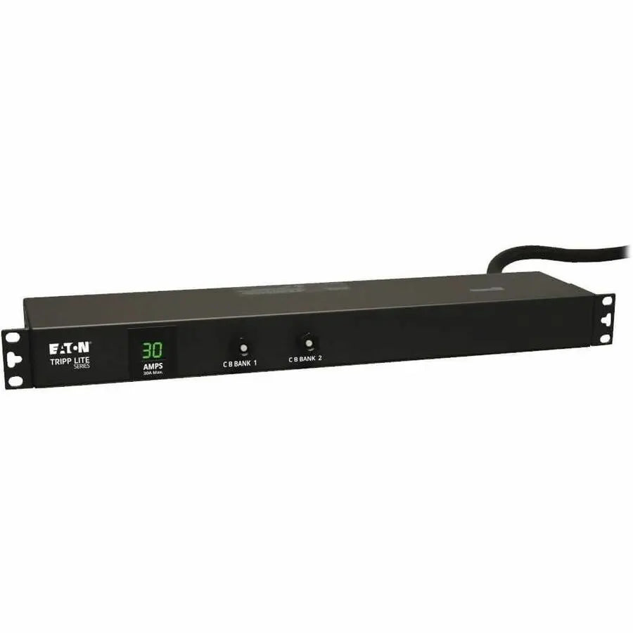EATON Tripp Lite PDU Metered 120V 30A 5-15/20R 12 Outlet L5-30P 1U RM - 1UHorizontal Rackmount, Vertical Rackmount - PDUMH30
