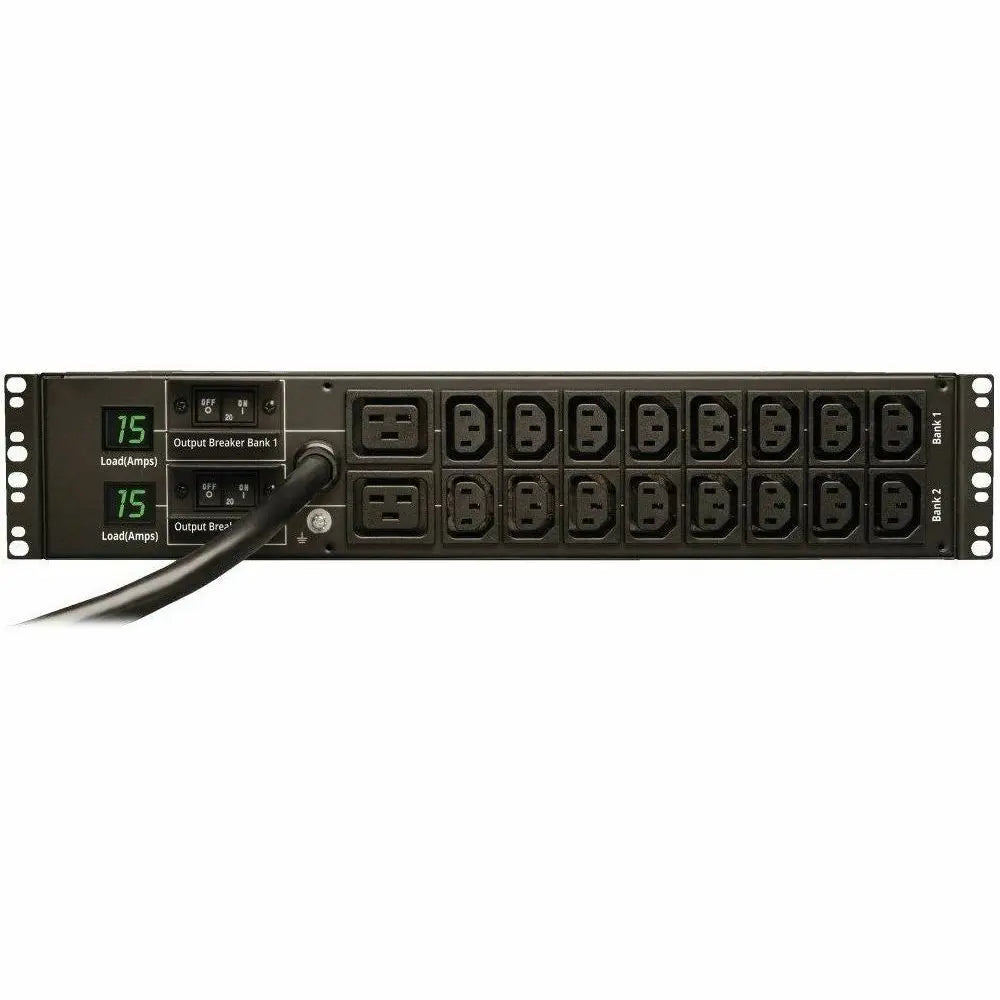 EATON Tripp Lite PDU Metered 16 C13 2 C19 Outlets 208/240V 5.8kW L6-30P 2URM TAA - Metered - NEMA L6-30P - 16 x IEC 60320 C13, 2 x IEC 60320 C19 - 230 V AC - 2U - Horizontal - Rack-mountable - TAA Compliant - PDUMH30HV6