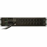 EATON Tripp Lite PDU Metered 16 C13 2 C19 Outlets 208/240V 5.8kW L6-30P 2URM TAA - Metered - NEMA L6-30P - 16 x IEC 60320 C13, 2 x IEC 60320 C19 - 230 V AC - 2U - Horizontal - Rack-mountable - TAA Compliant - PDUMH30HV6